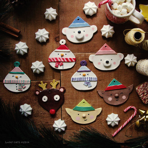 december | trim the tree ornaments 🎄